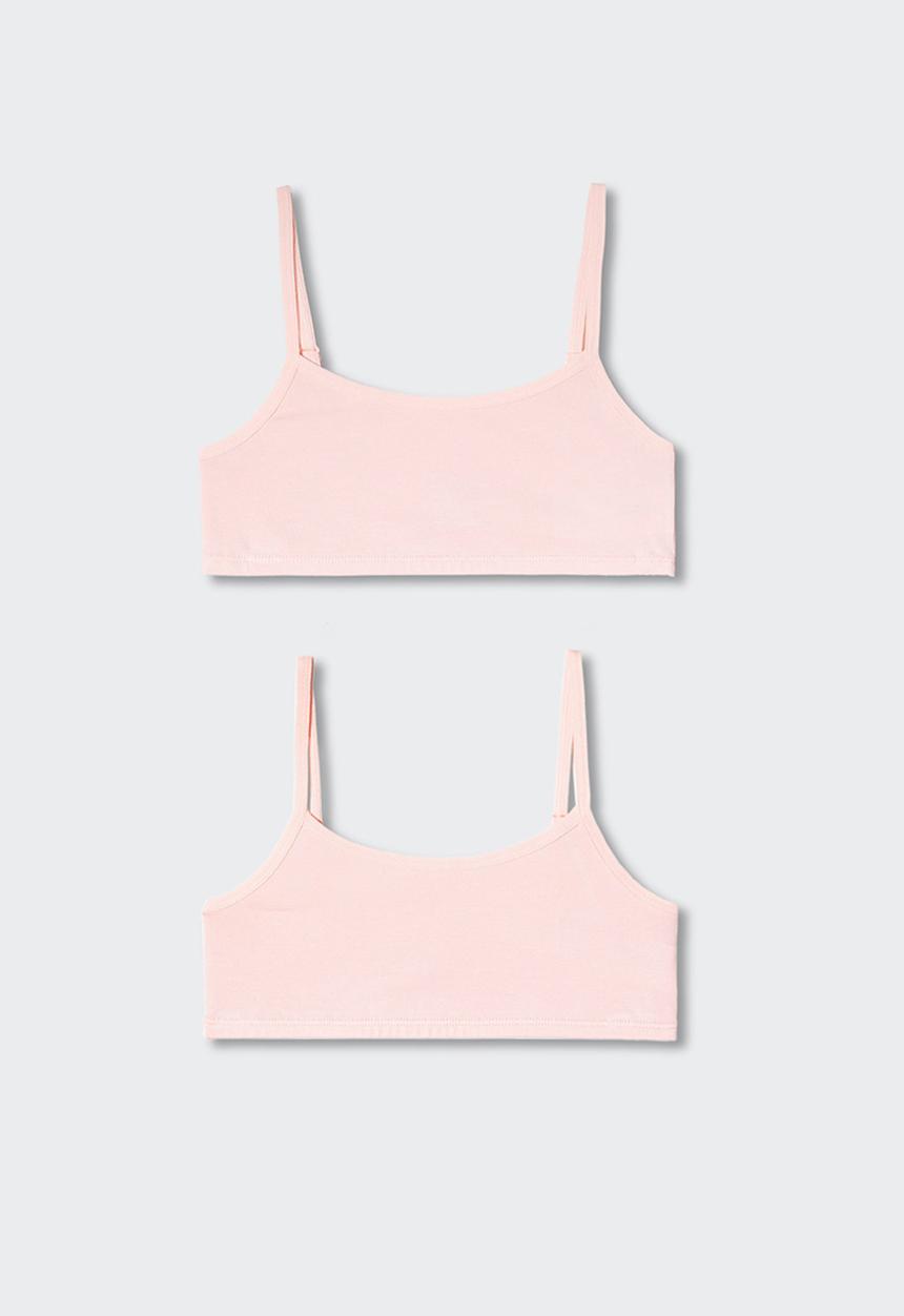MANGO - Bra belen - rosa pastel