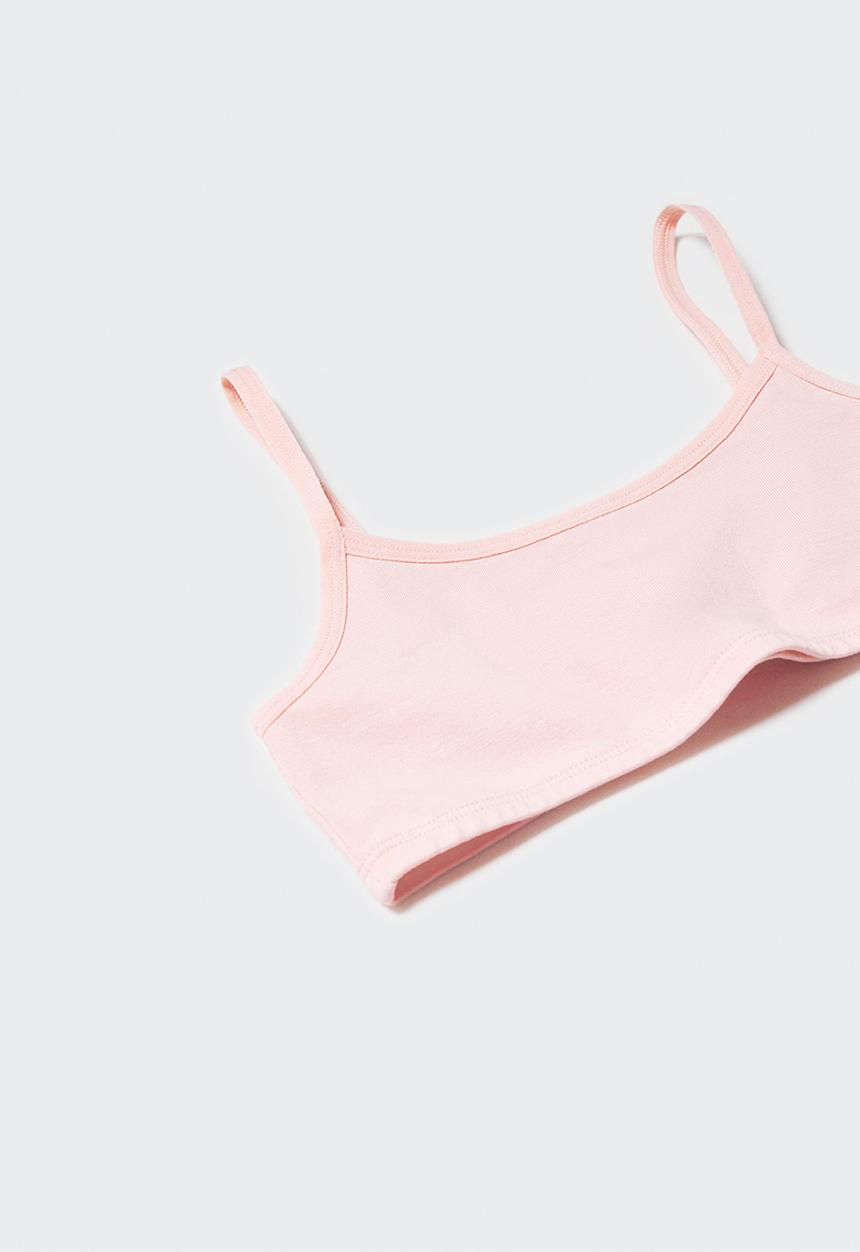 MANGO - Bra belen - rosa pastel
