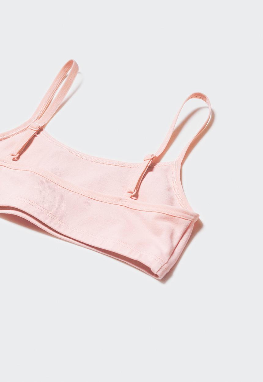 MANGO - Bra belen - rosa pastel