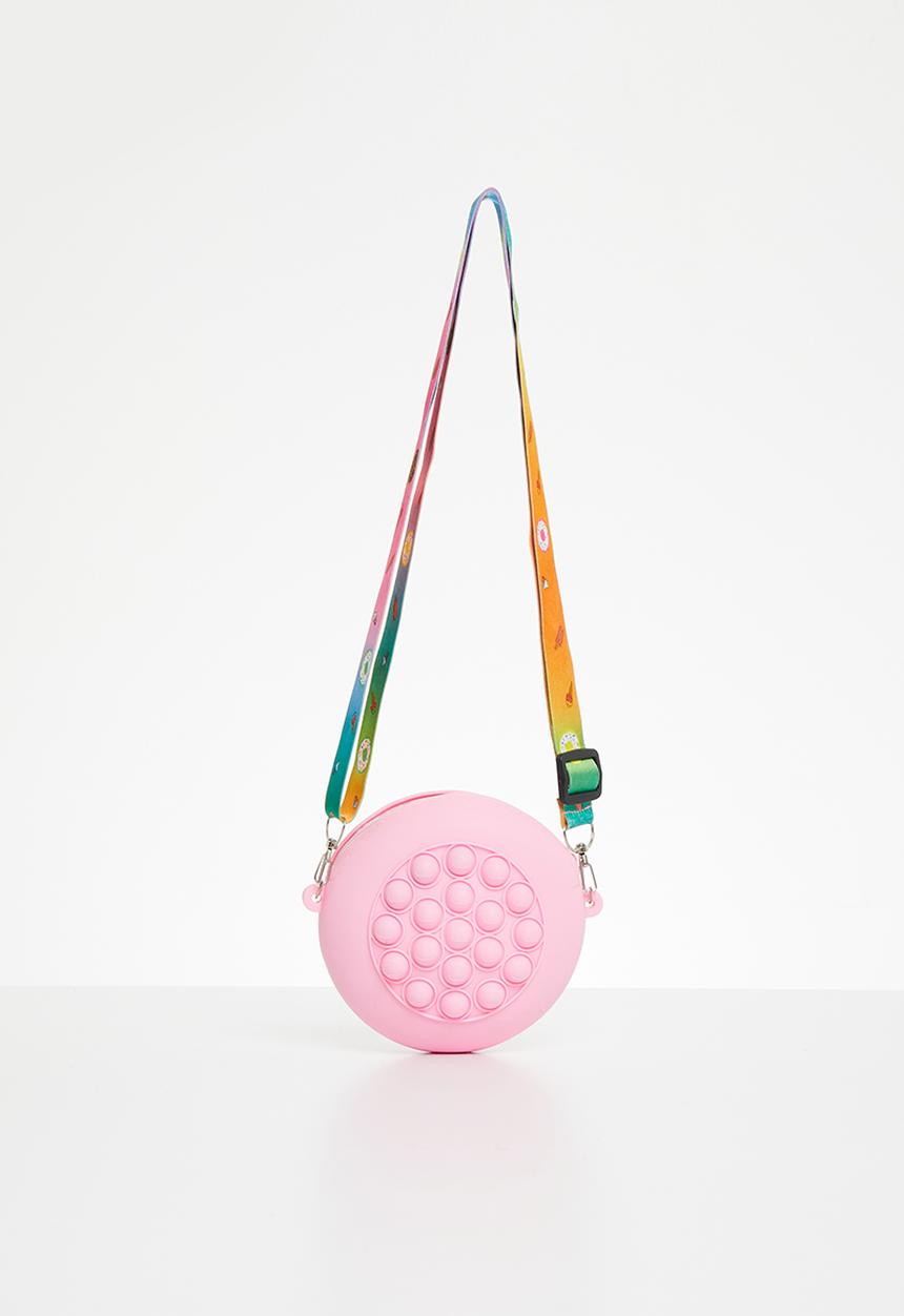 Pop Candy - Girls crossbody bag - pink rainbow
