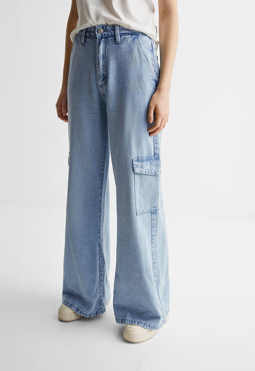MANGO - Jeans flowcarg - blue