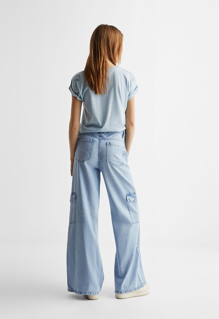 MANGO - Jeans flowcarg - blue