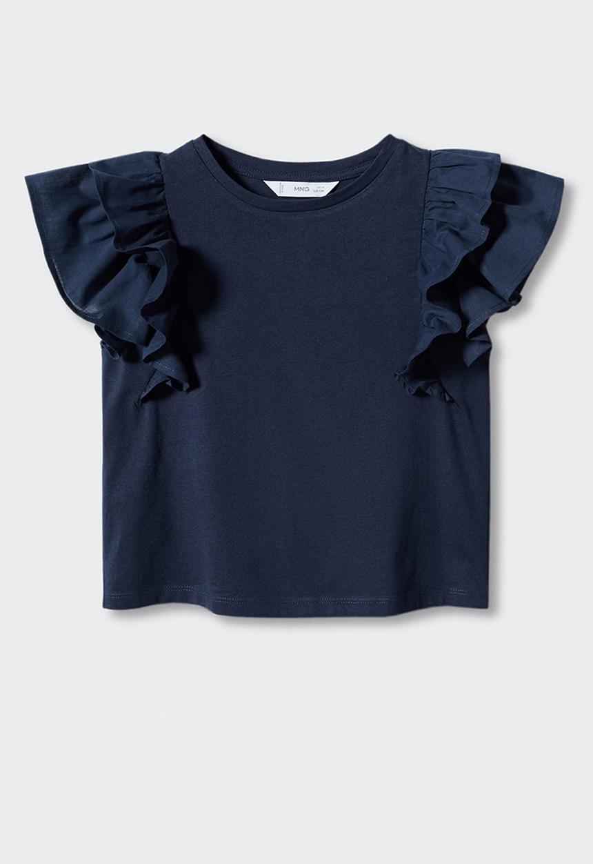 MANGO - T-shirt nut - navy