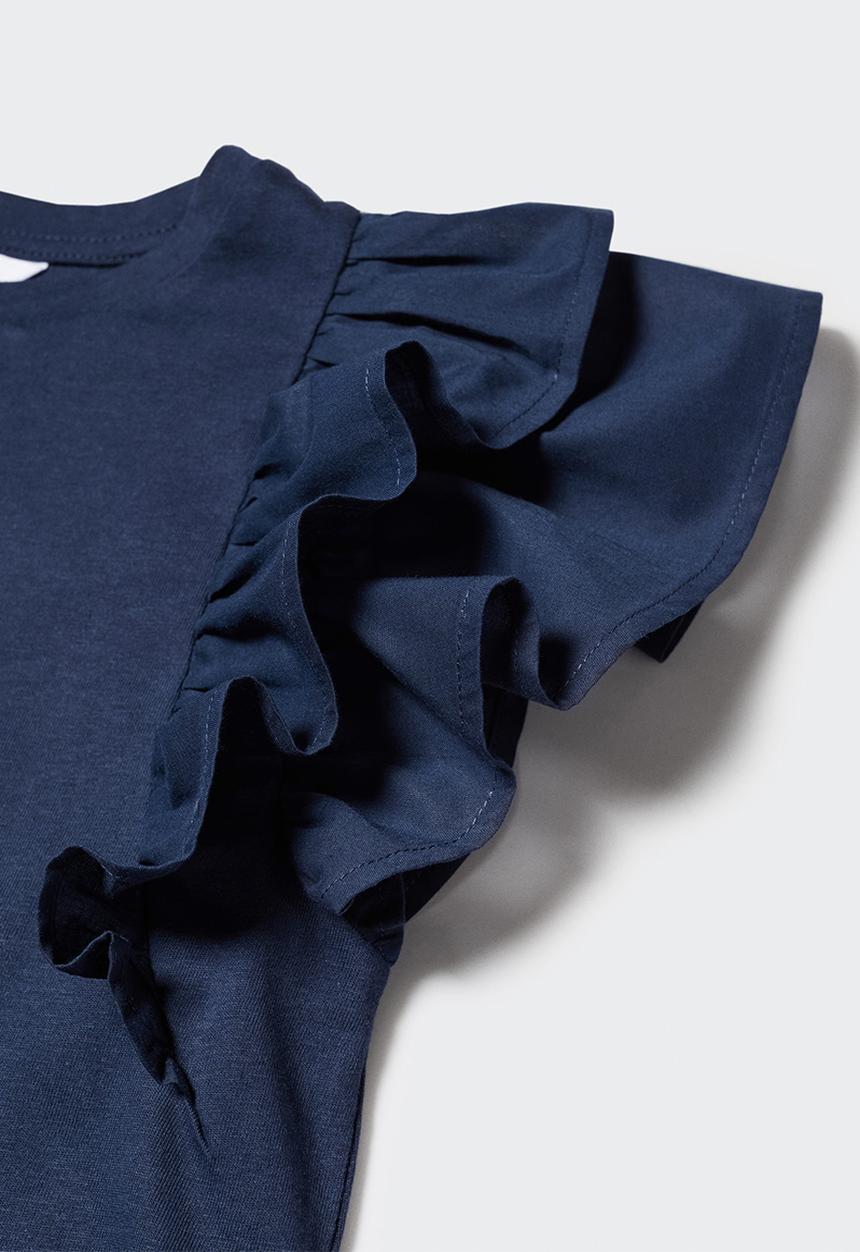 MANGO - T-shirt nut - navy