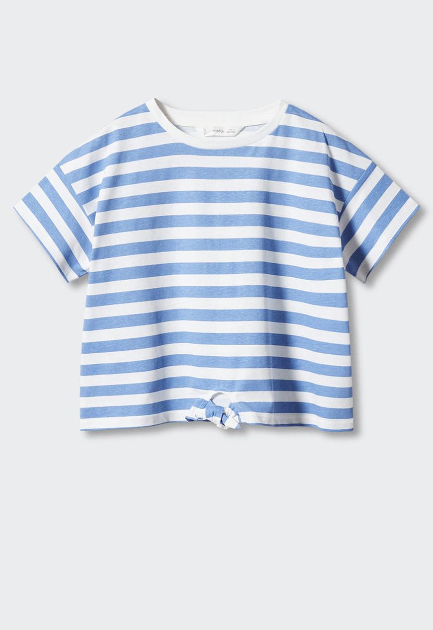 MANGO - T-shirt summer - azul