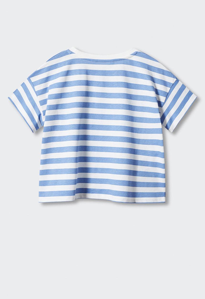MANGO - T-shirt summer - azul