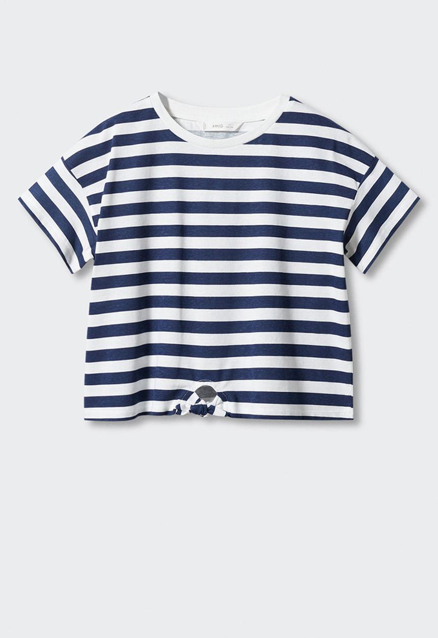 MANGO - T-shirt summer - navy
