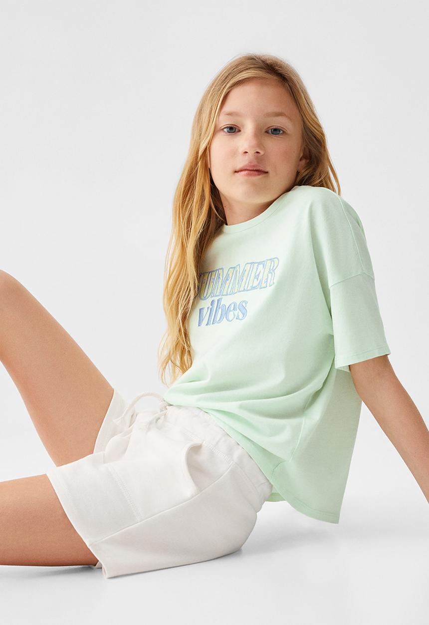 MANGO - Shorts lea - offwhite