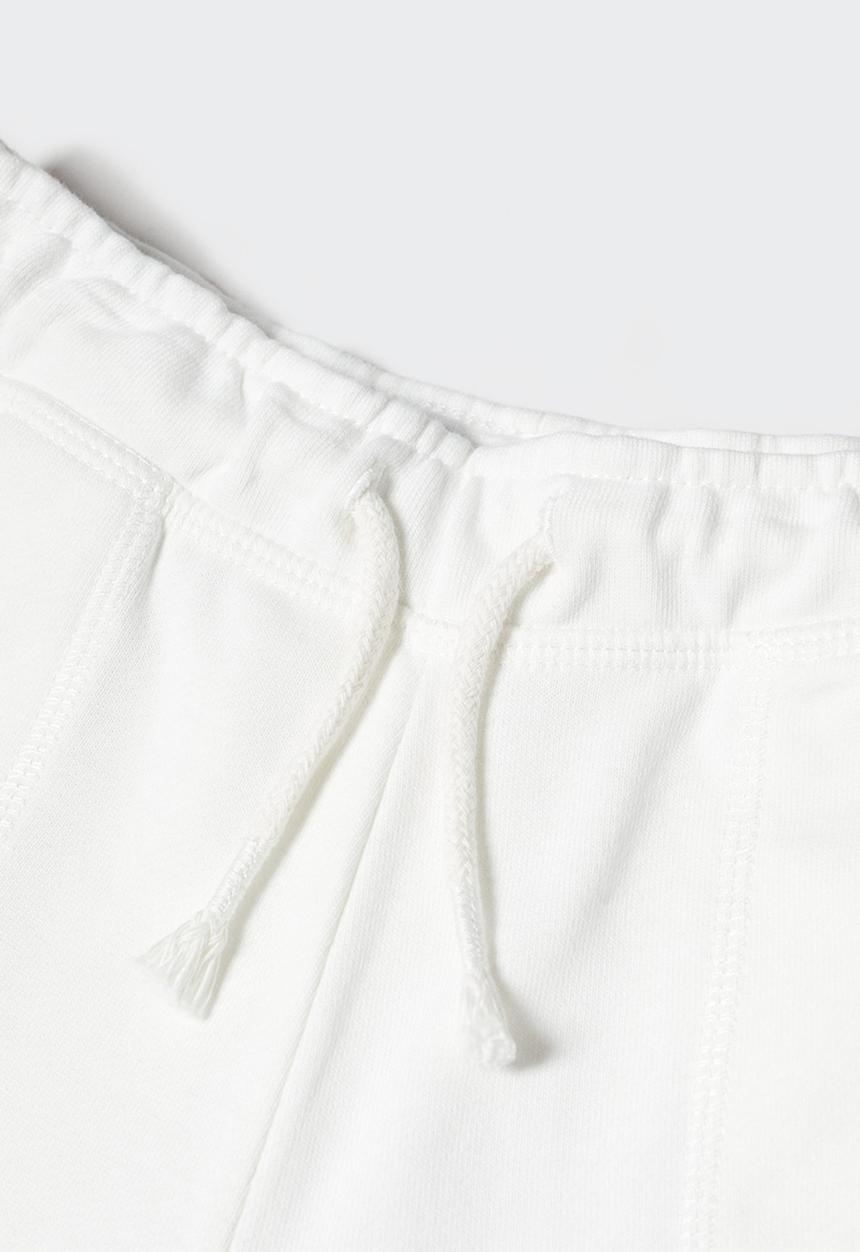 MANGO - Shorts lea - offwhite