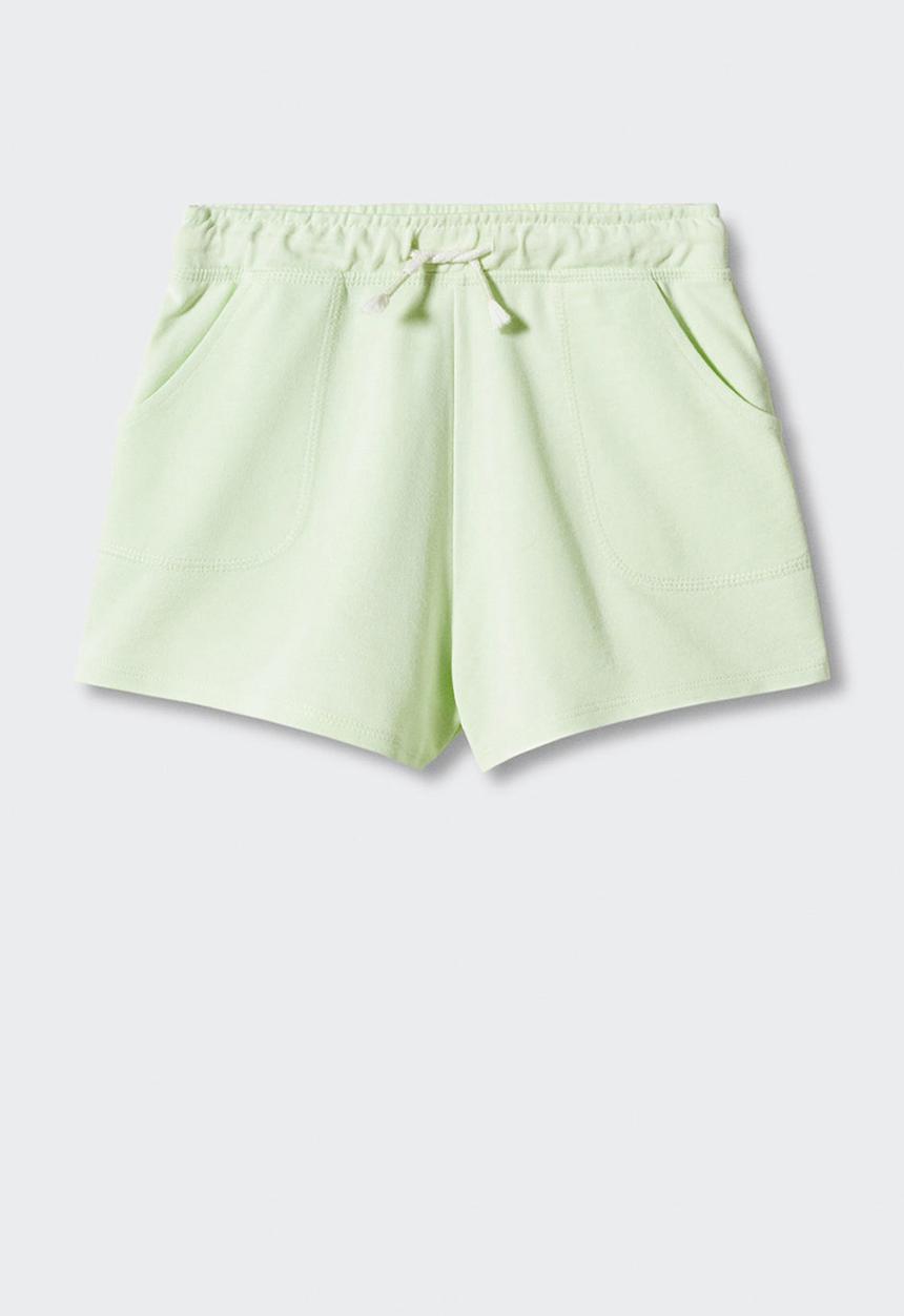 MANGO - Shorts lea - menta