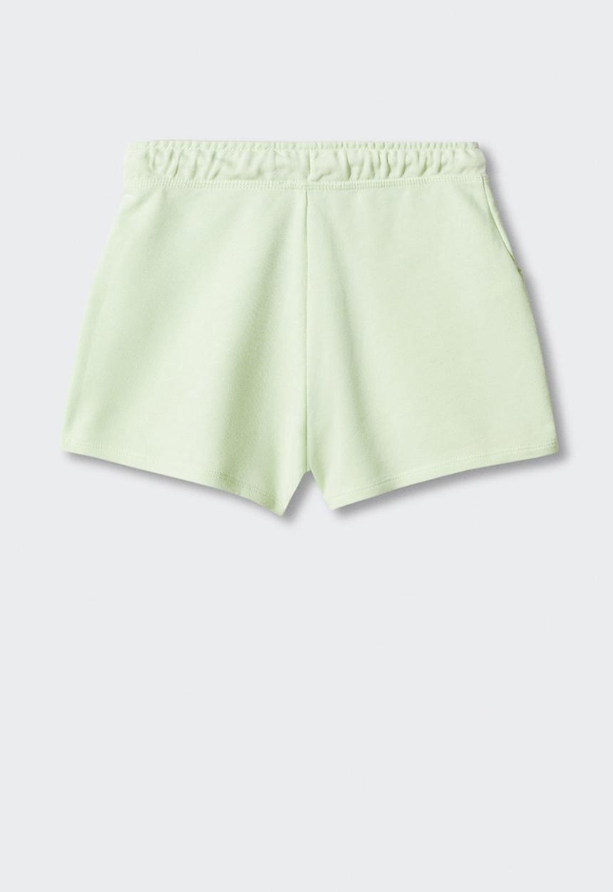 MANGO - Shorts lea - menta