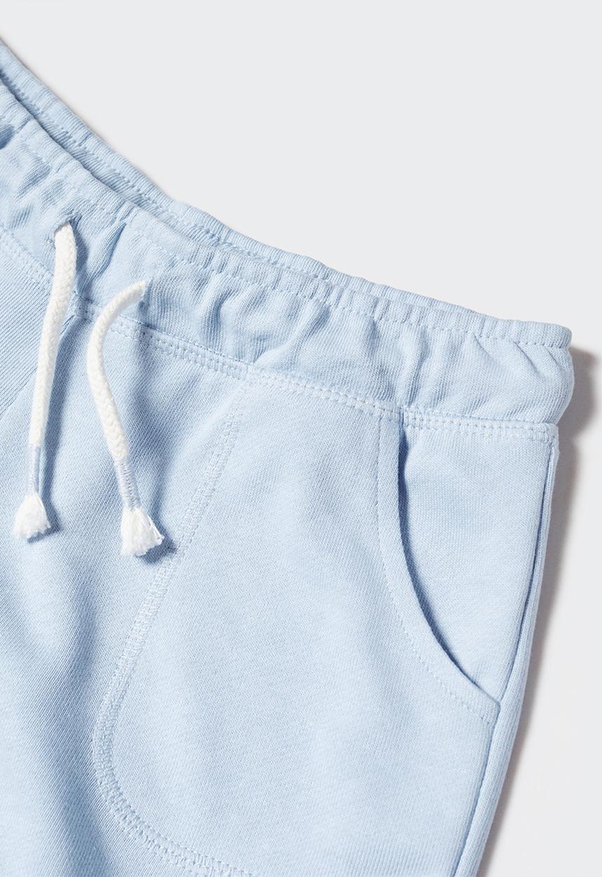 MANGO - Shorts lea - azul