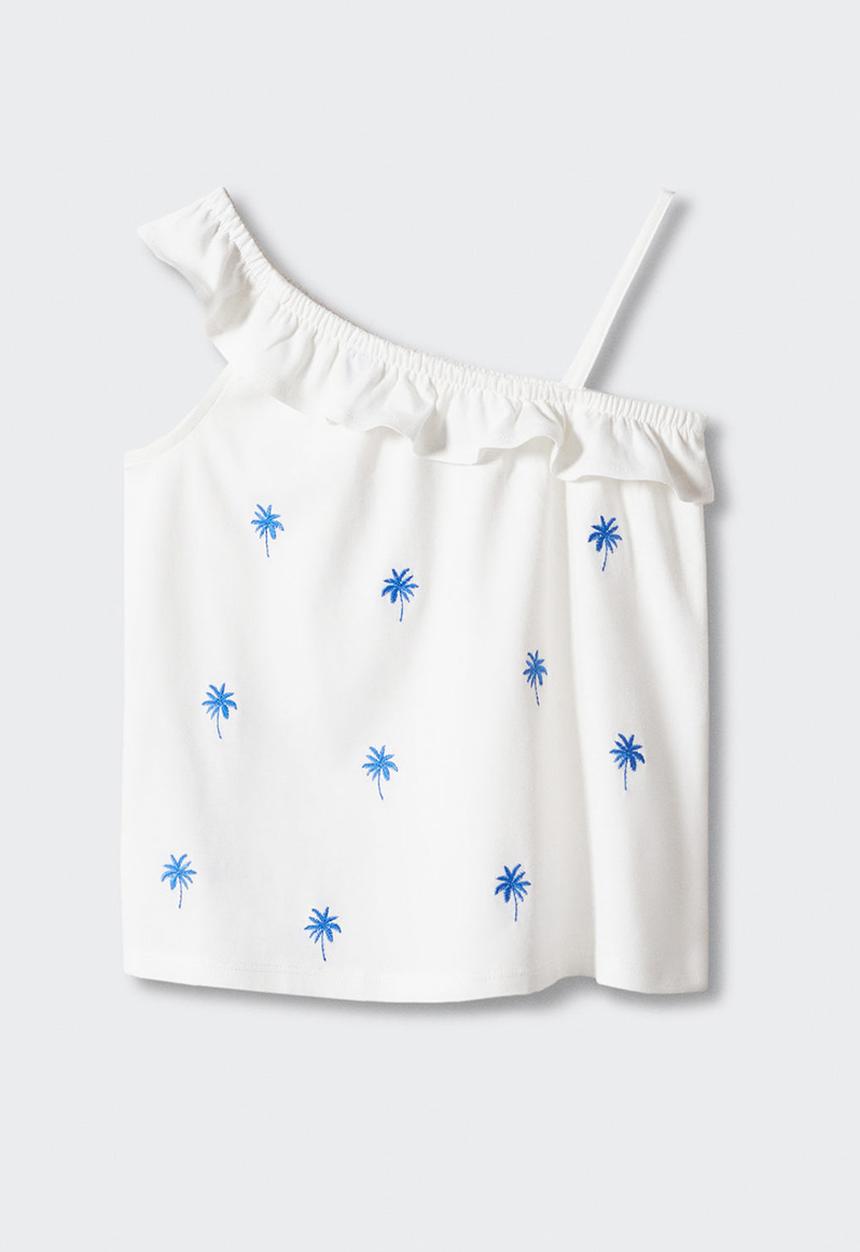 MANGO - T-shirt nautic - white