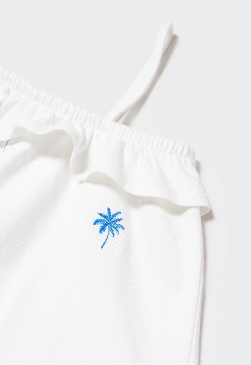MANGO - T-shirt nautic - white