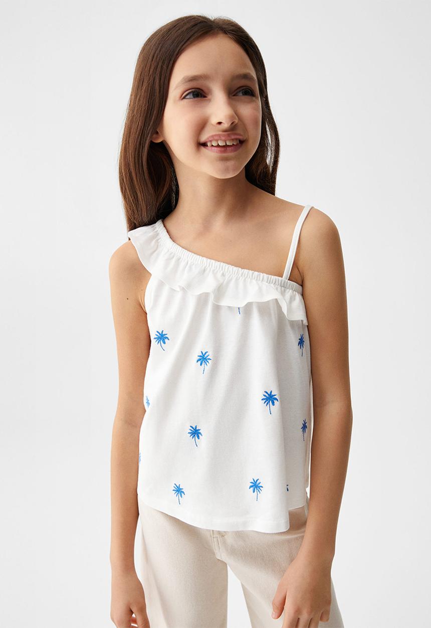 MANGO - T-shirt nautic - white