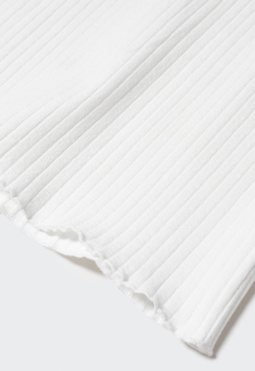 MANGO - T-shirt lane - white