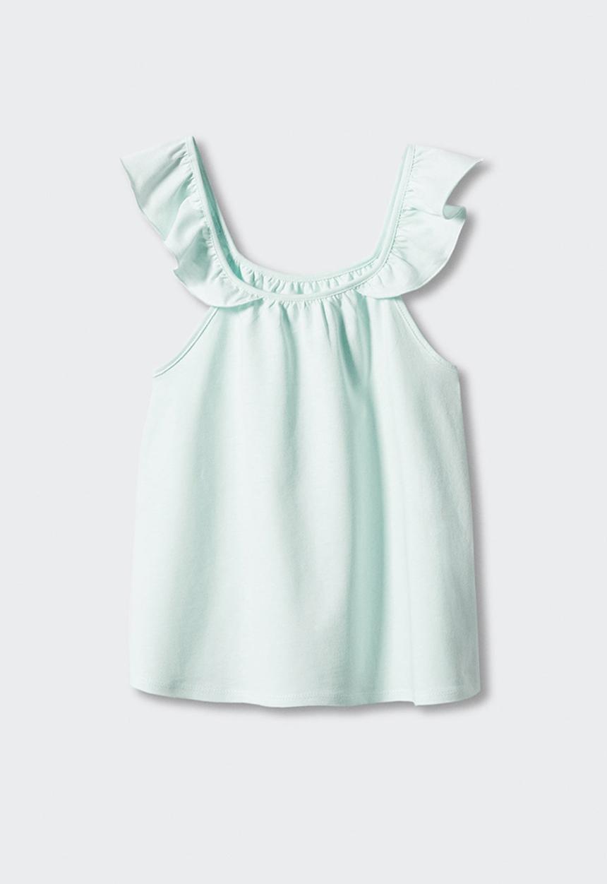 MANGO - T-shirt gisele - light green