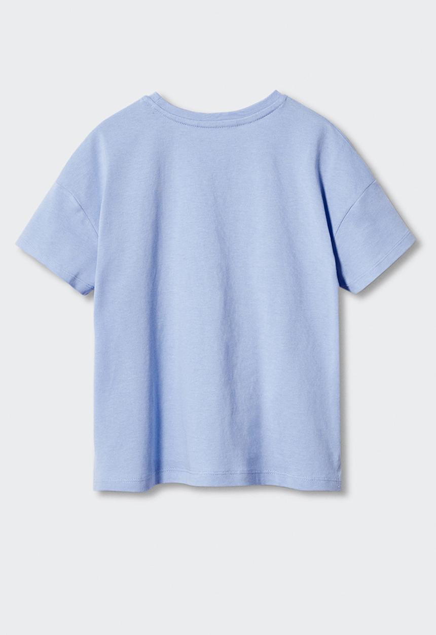 MANGO - T-shirt mermaid - azul