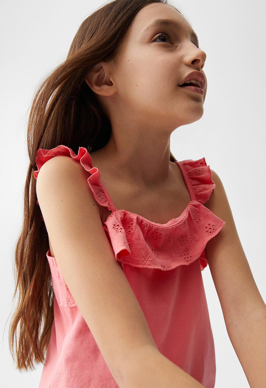 MANGO - T-shirt dante - rosa