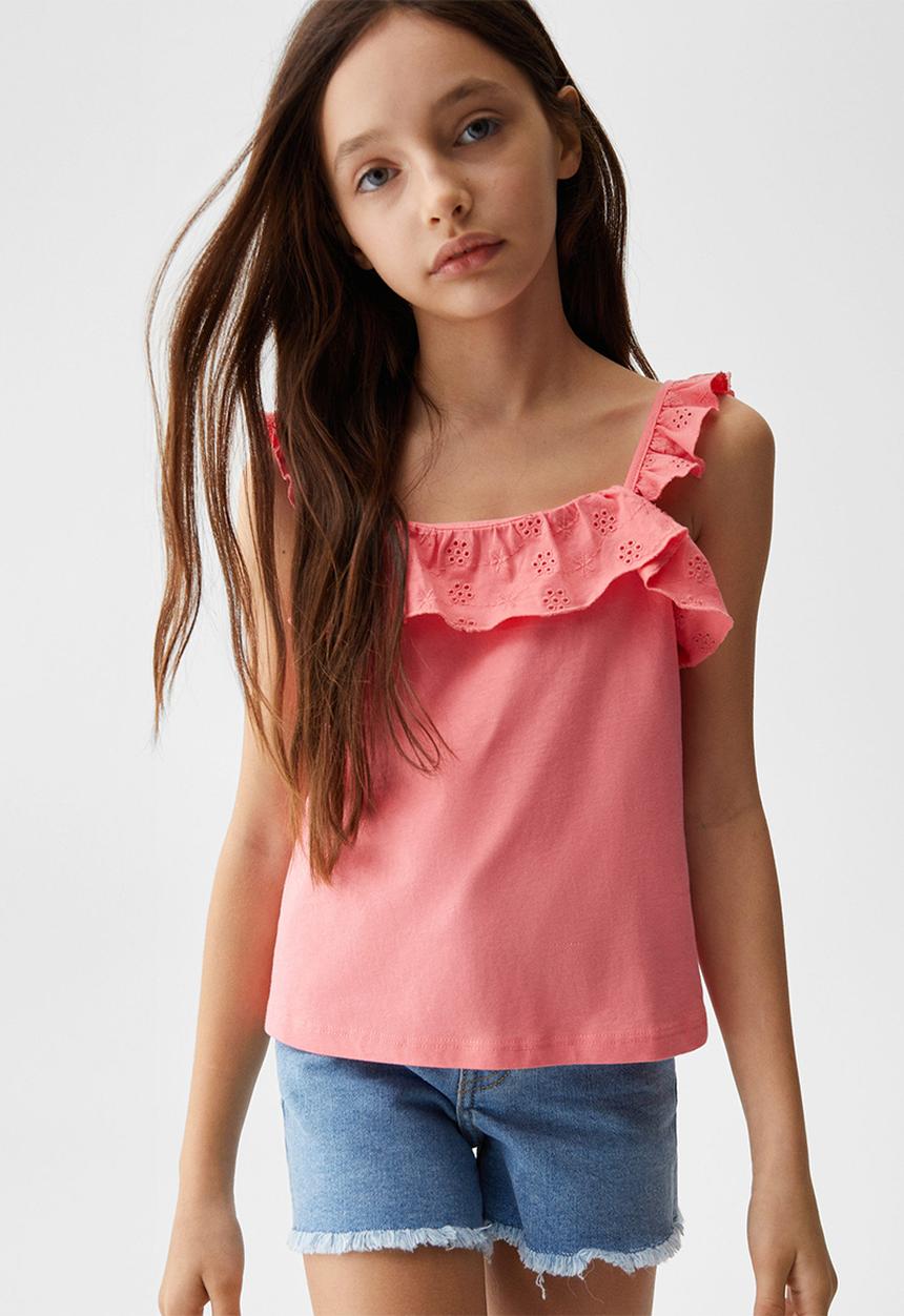 MANGO - T-shirt dante - rosa