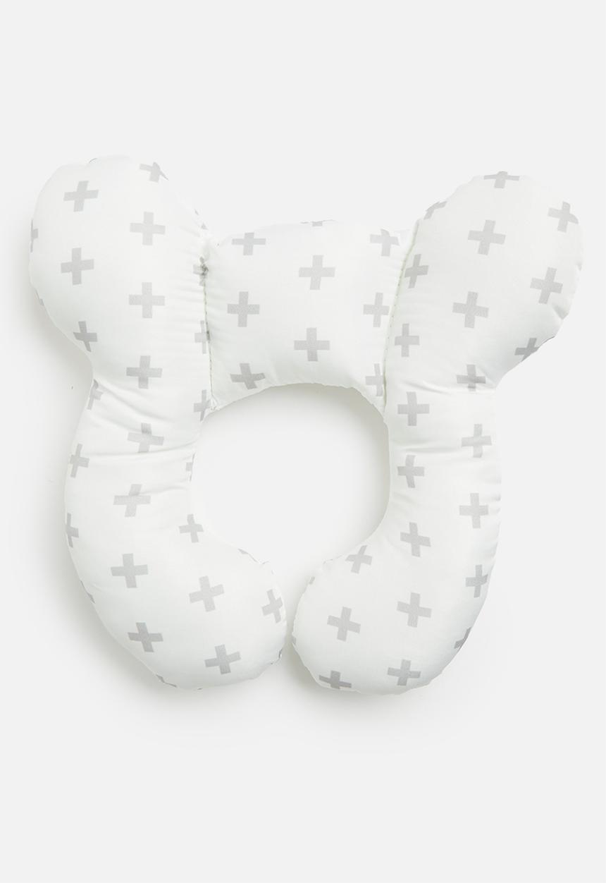 Pop Candy - Printed pillow - white and grey