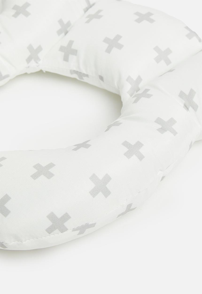 Pop Candy - Printed pillow - white and grey