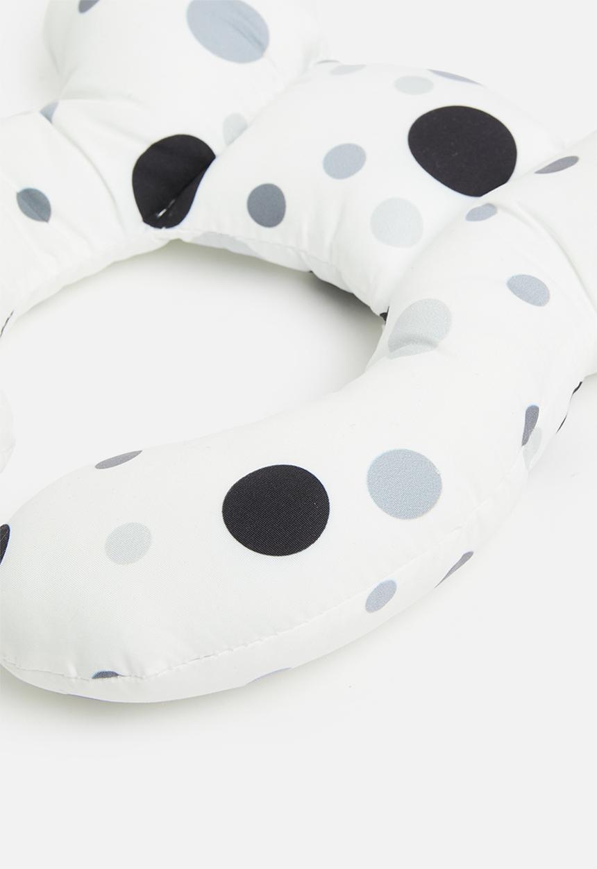 Pop Candy - Polka dot pillow - white