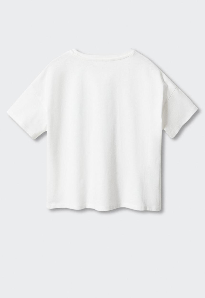 MANGO - T-shirt brunch - offwhite