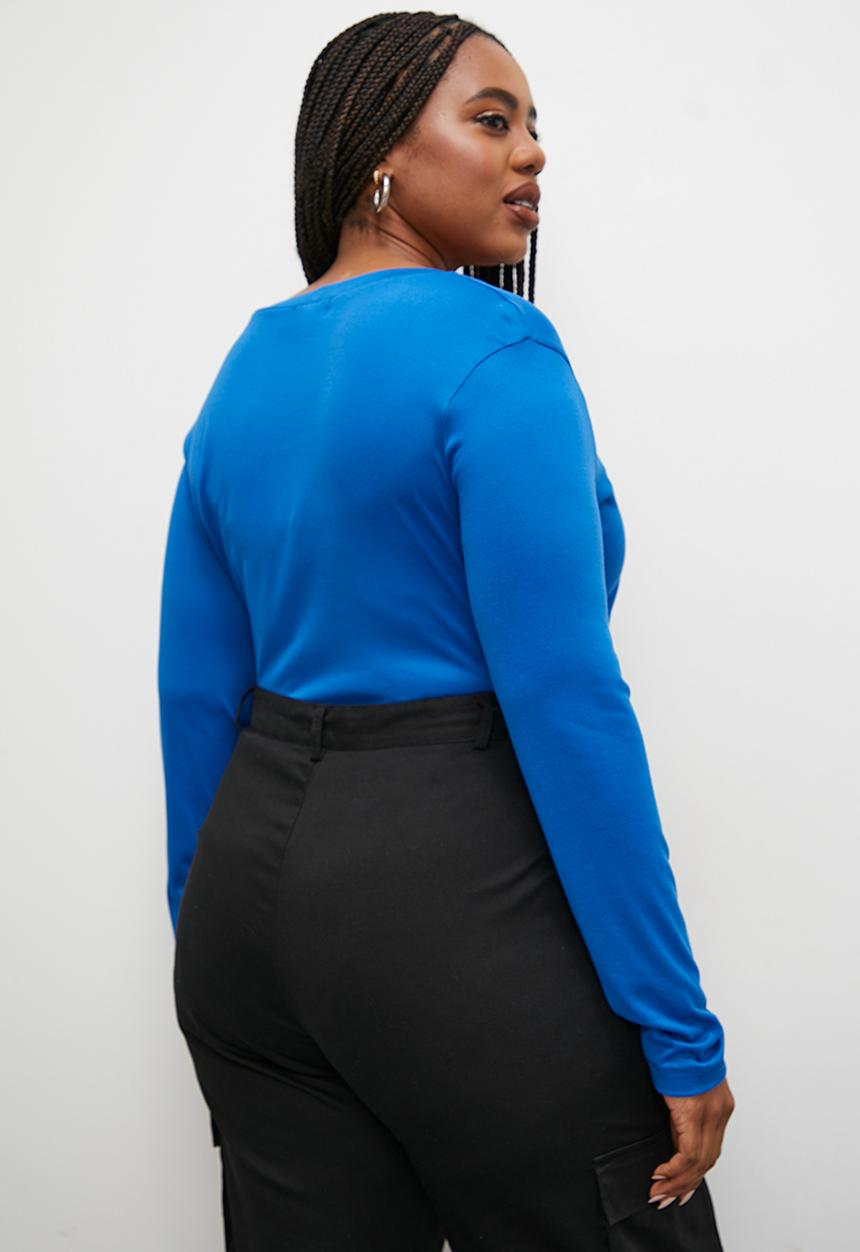 Superbalist - Scoop neck tee - bright blue
