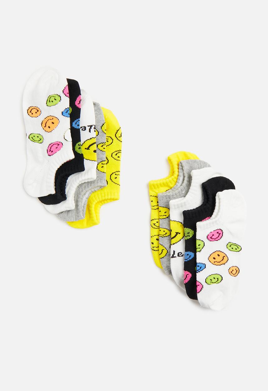 Pop Candy - Smiley ankle socks - multi