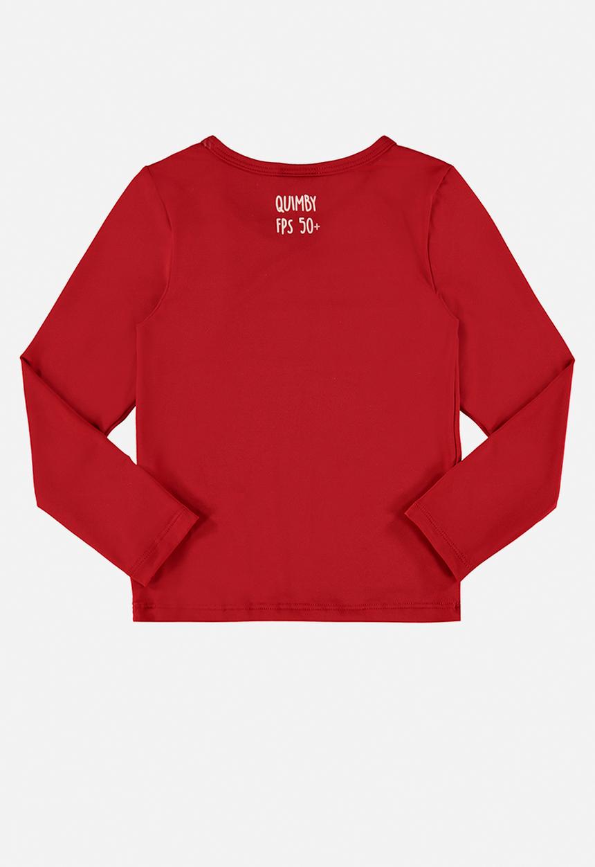 Quimby - Upf 50+ sun protection t-shirt - red