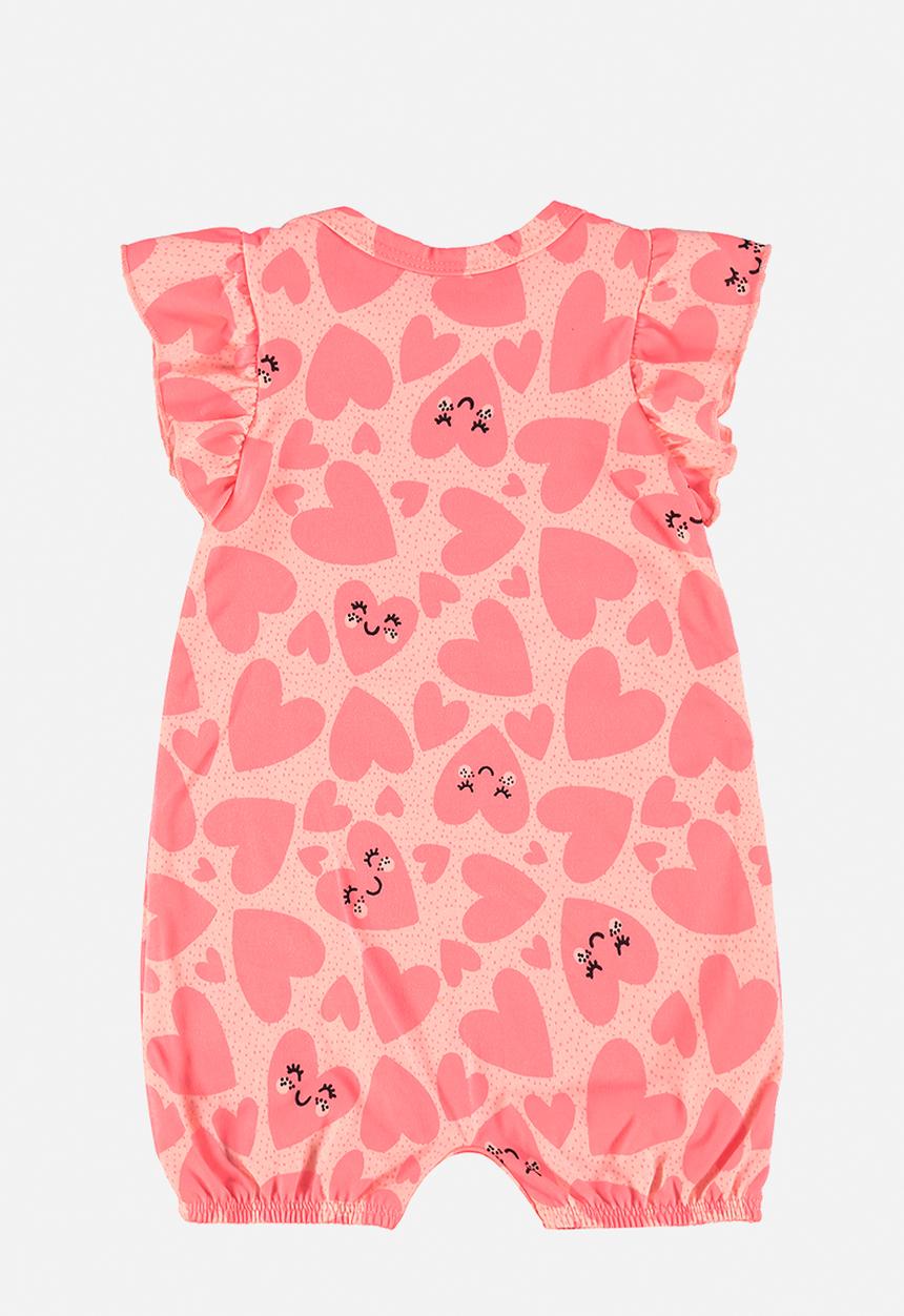 Quimby - Elastane jersey romper - pink