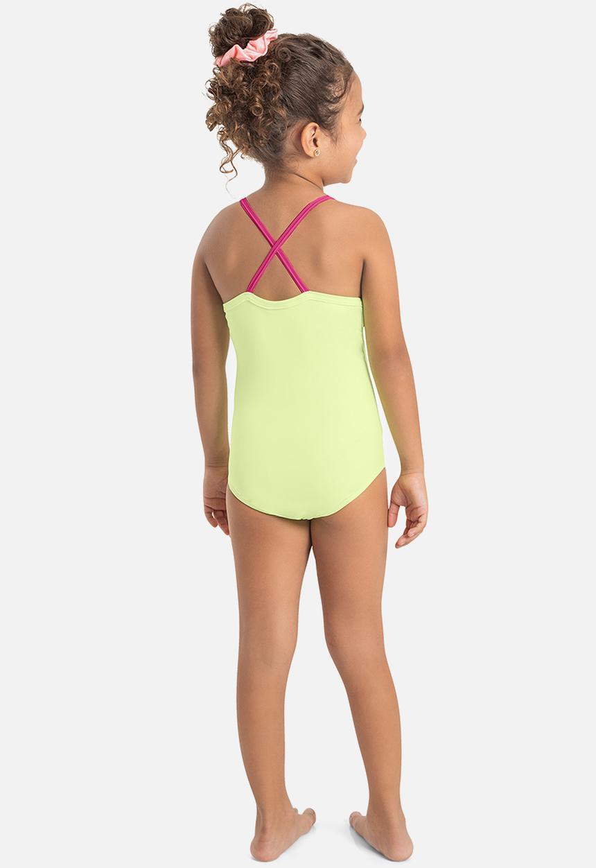 Quimby - Upf 50+ sun protection swimsuit - yellow