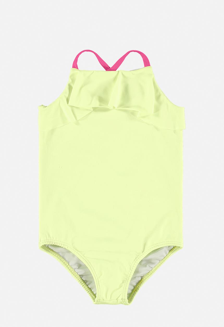 Quimby - Upf 50+ sun protection swimsuit - yellow