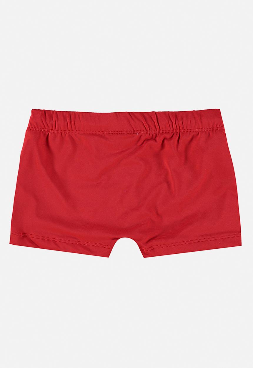 Quimby - Upf 50+ sun protection swimming trunks - red