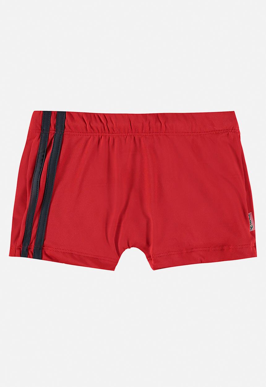 Quimby - Upf 50+ sun protection swimming trunks - red