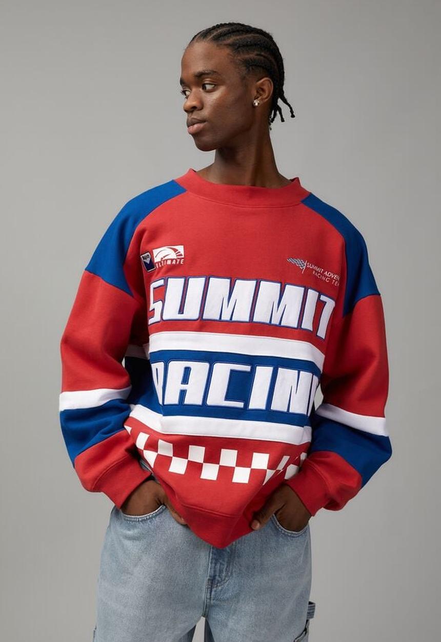 Factorie - Baggy moto crew - vint red/summit racing