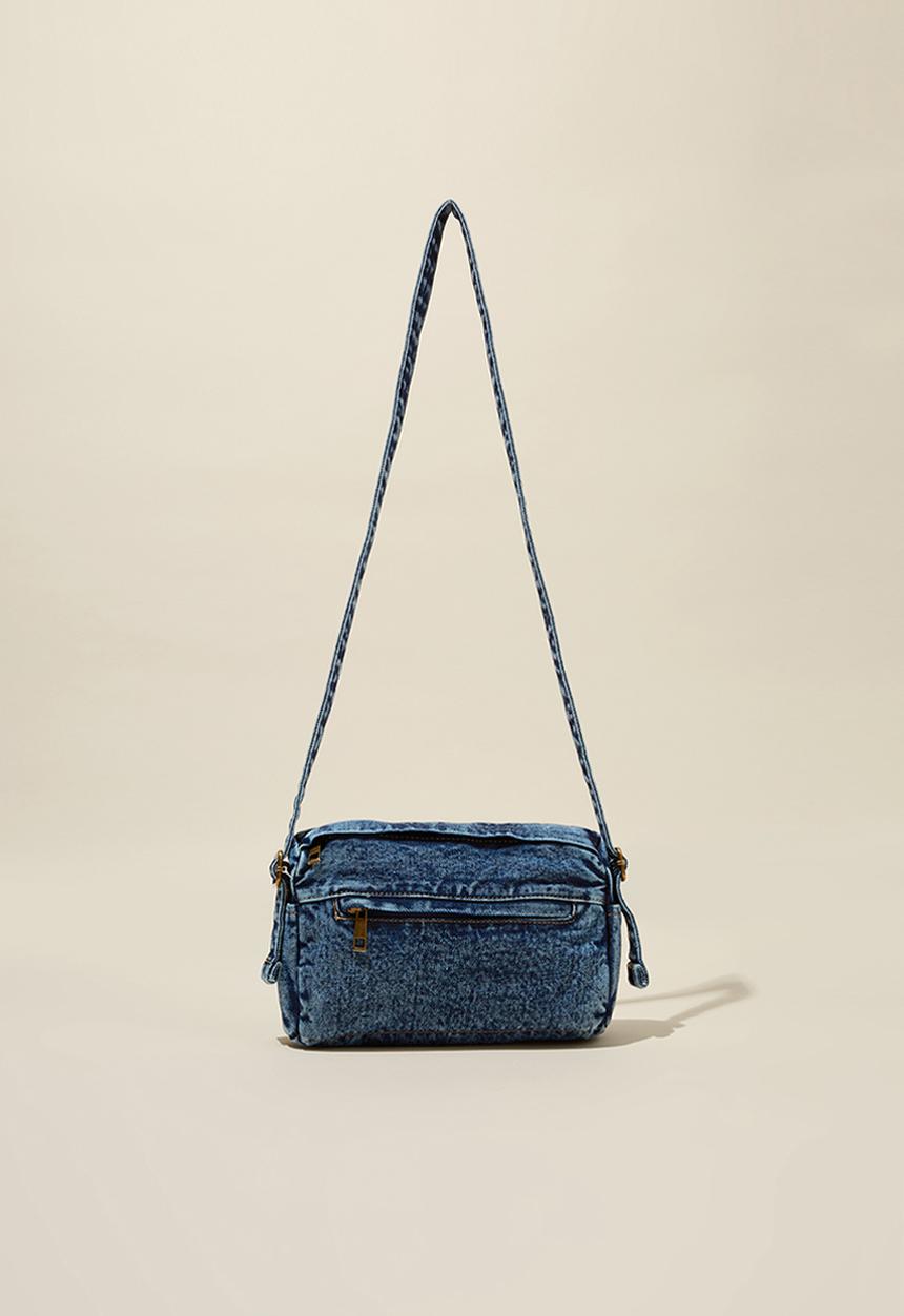 Rubi - Charlie cross body bag - blue denim