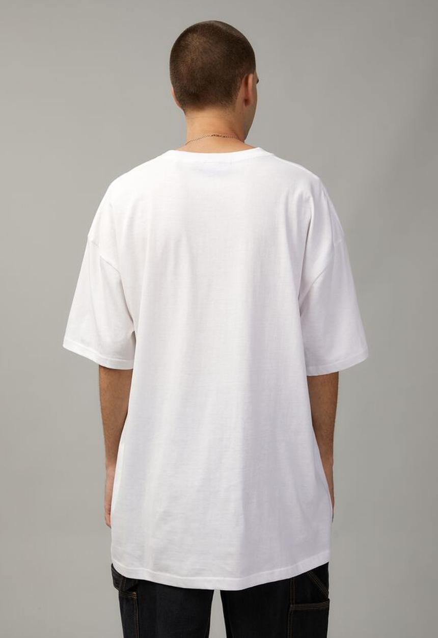 Factorie - Oversized hot wheels T shirt - lcn mat white/hot wheels bone shaker