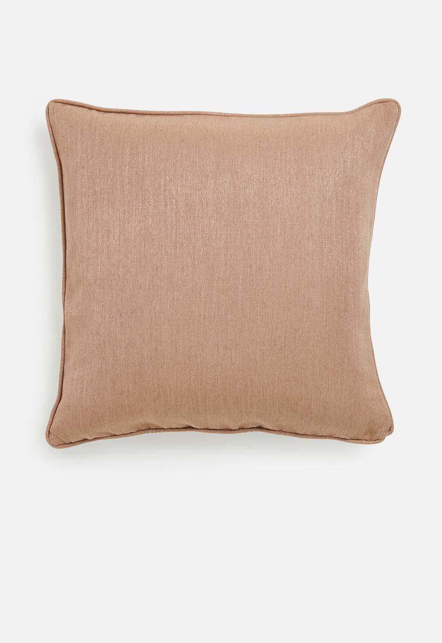 Hertex Haus - Milano 2 Tone cushion cover - rose quartz & crystal