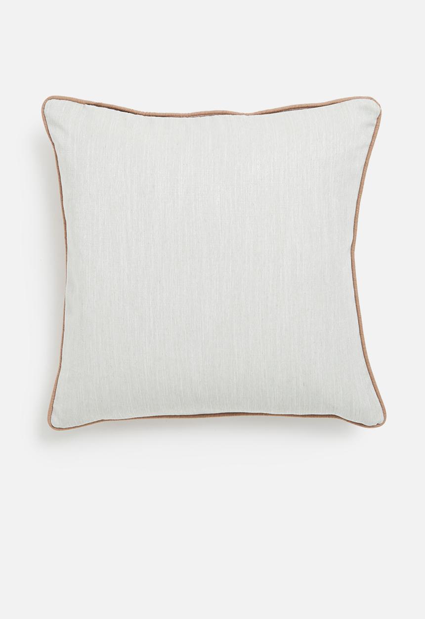 Hertex Haus - Milano 2 Tone cushion cover - rose quartz & crystal