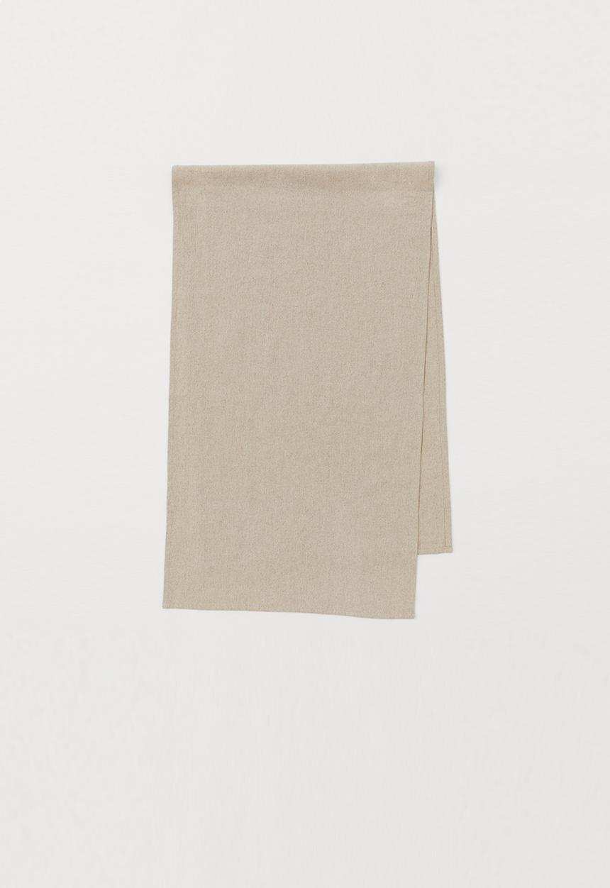 H&M - Linen-blend table runner - beige