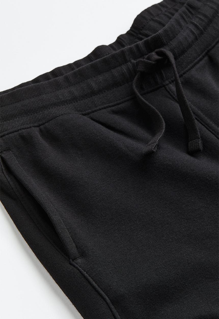 H&M - Sweatpants - black/block-coloured