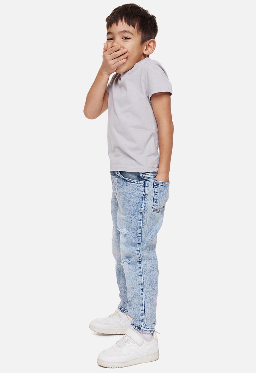H&M - Balloon fit jeans - light denim blue