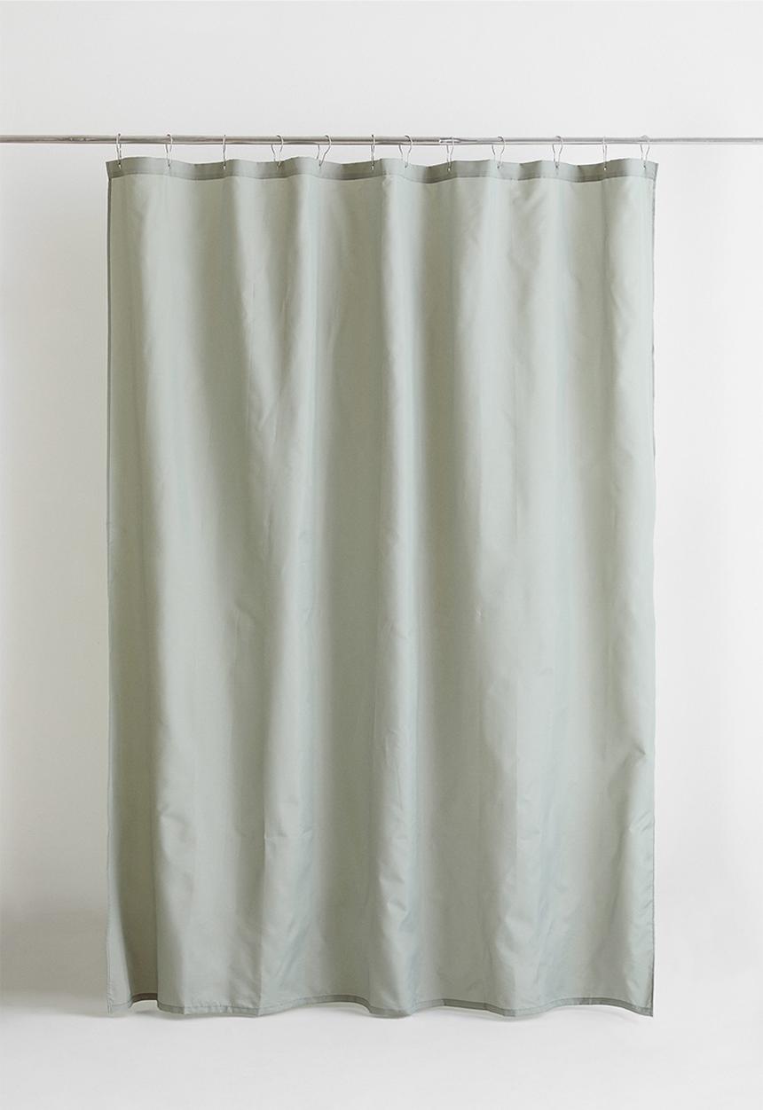 H&M - Shower curtain - dusky green