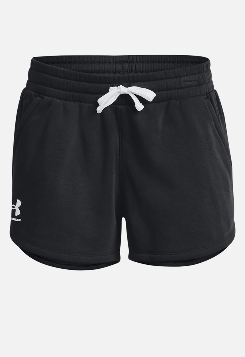 Under Armour - Rival fleece short - black / white