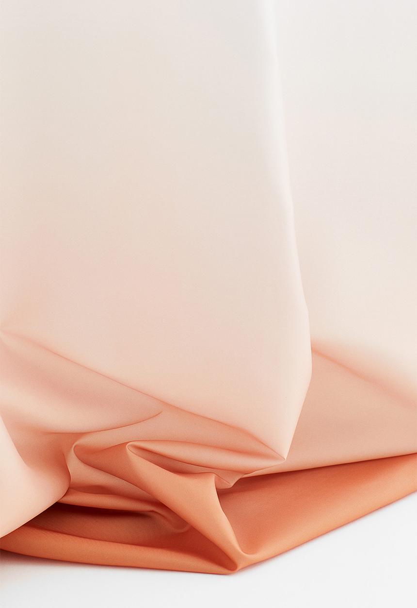 H&M - Ombre shower curtain - orange/ombre