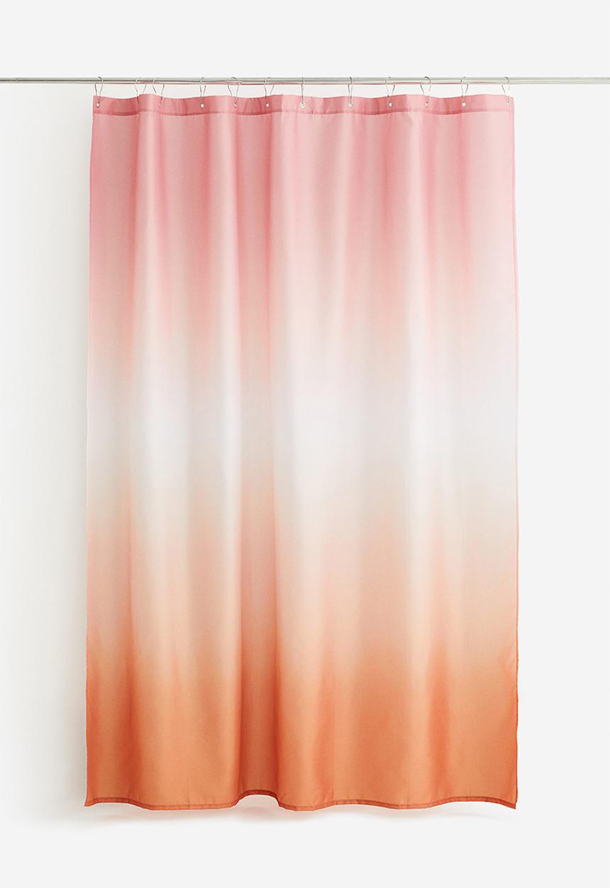 H&M - Ombre shower curtain - orange/ombre