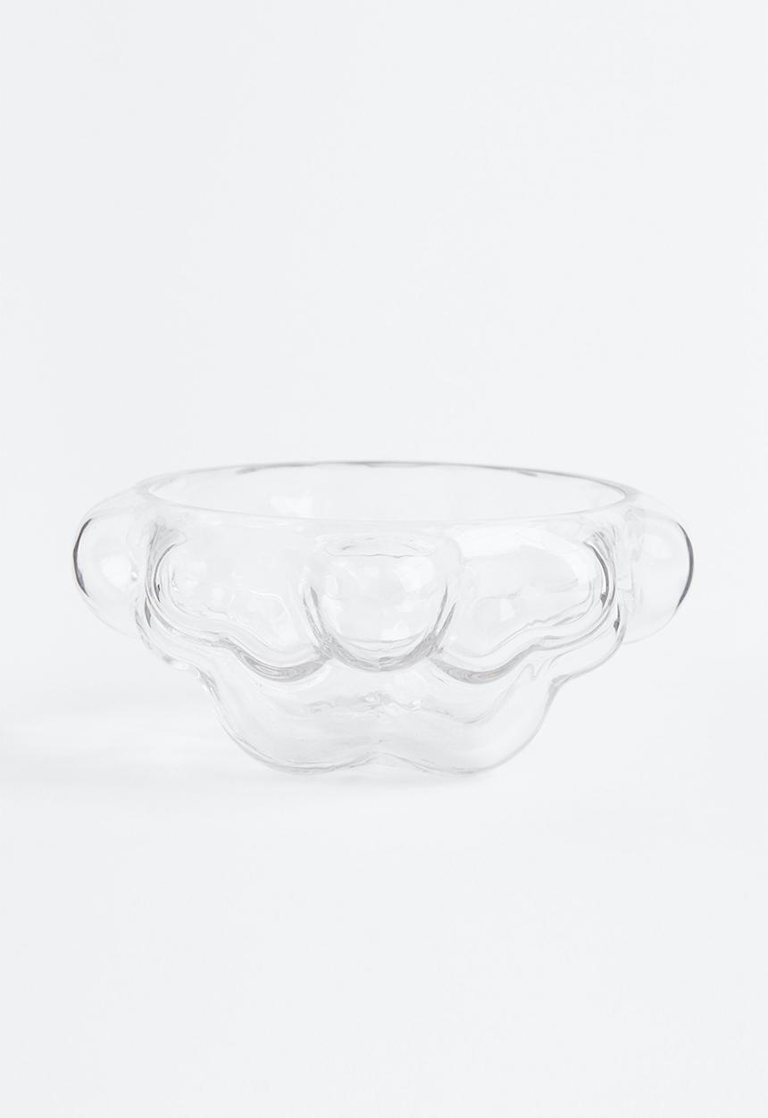 H&M - Decorative glass bowl - clear glass