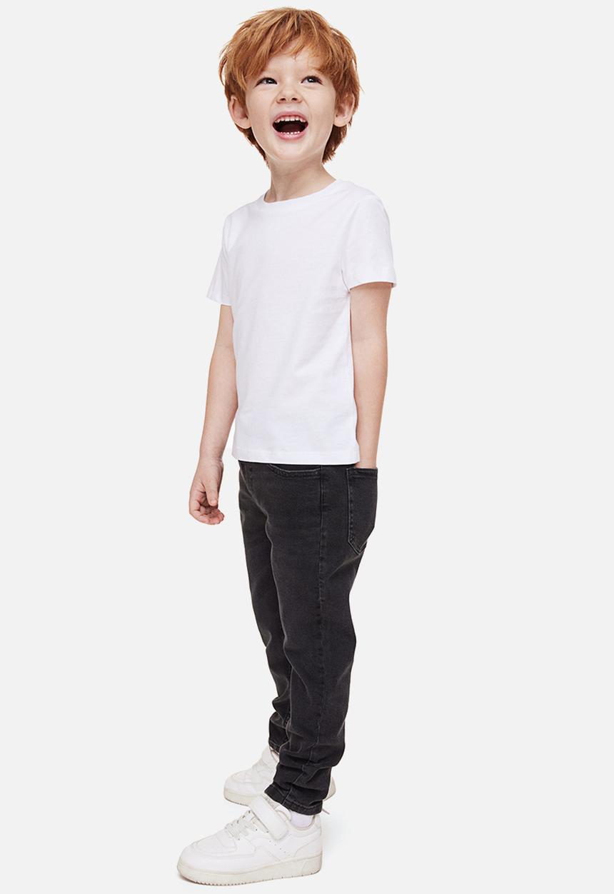 H&M - Relaxed tapered fit jeans - dark grey